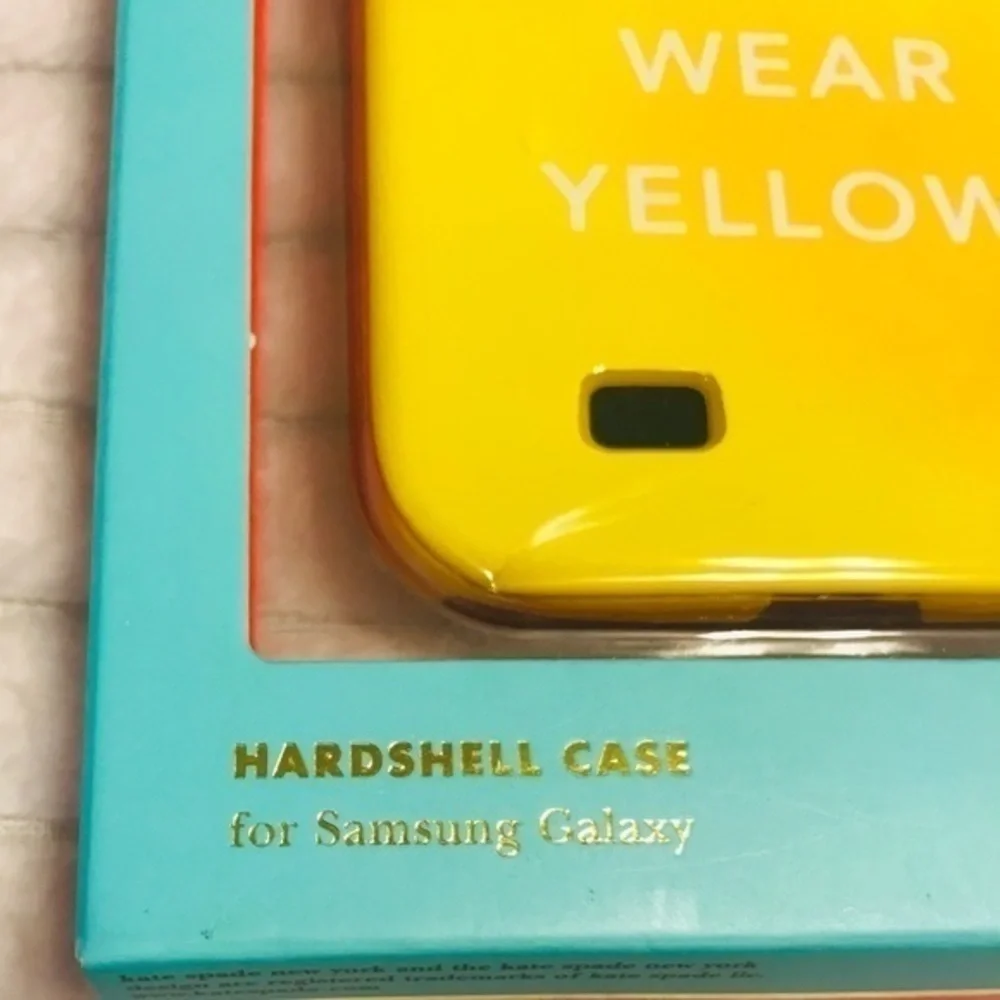 Kate Spade Saturday Wear Yellow Samsung phone case